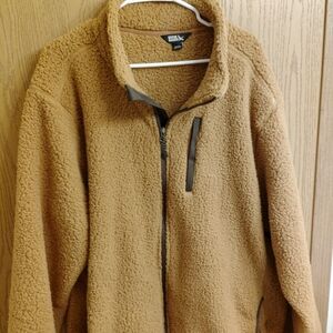 Men's Brown Fleece Jacket